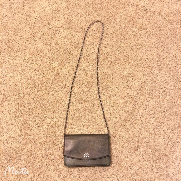 Chanel Black Sevruga Wallet on Chain Caviar - Picture 10 of 16